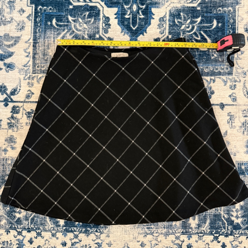 Loft A-Line Diamond Circle Skirt - M - Picture 2 of 4